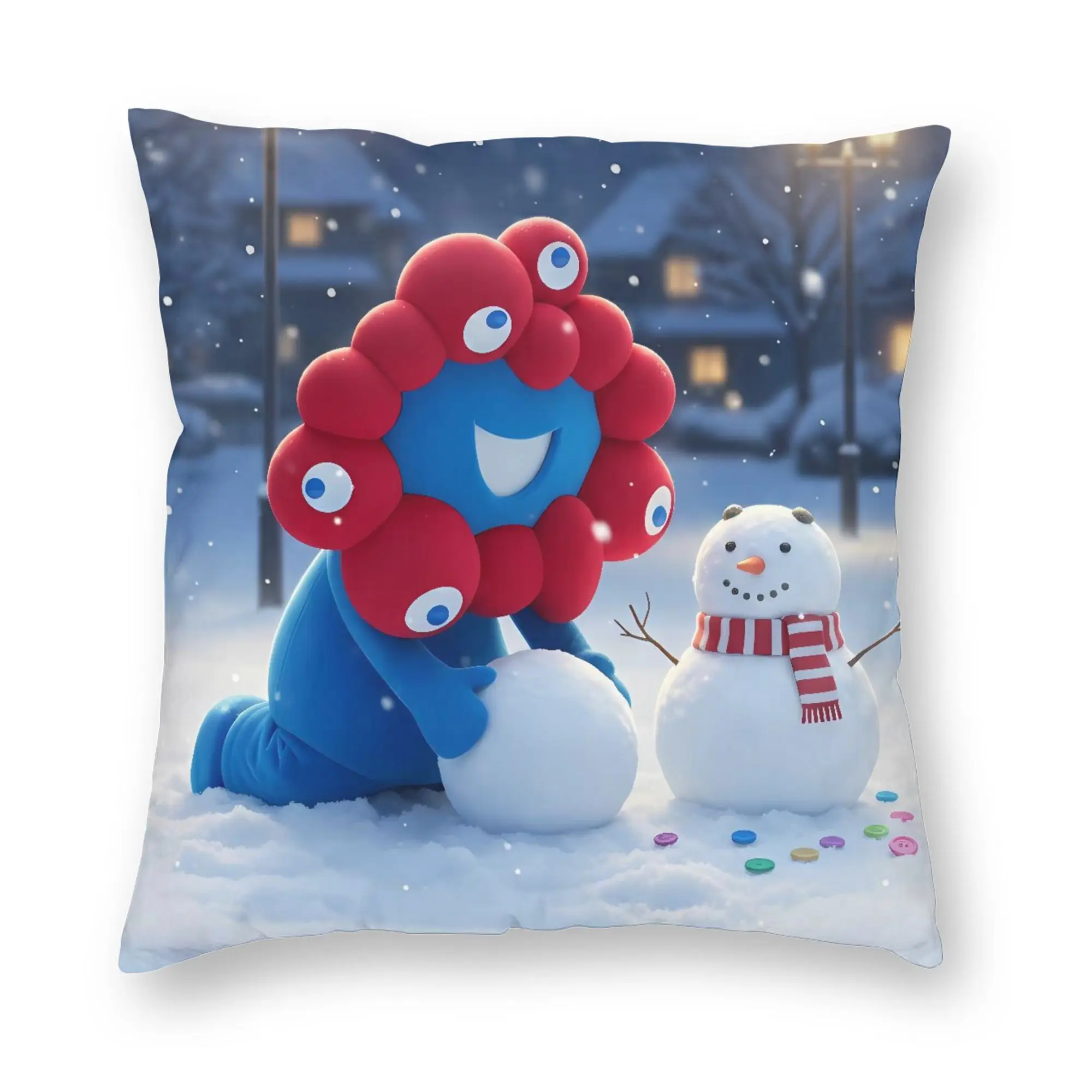 Kawaii Pillow Case M-MyakuED M-MyakuS Soft Pillow Cover Novelty Pillowcases For Sofa Couch Bed Living Room