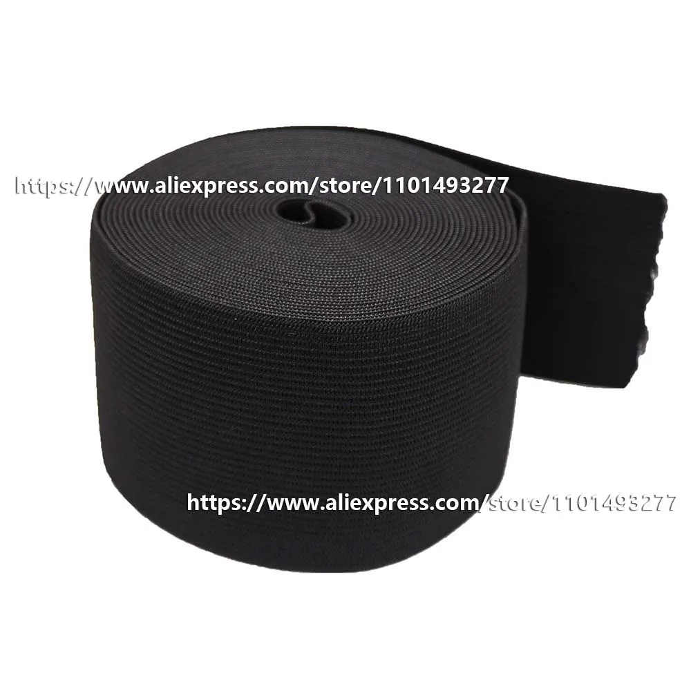 White/Black Elastic Bands For Sewing Accessories Garment Pants Sewing Fabric 0.3cm-6cm Width