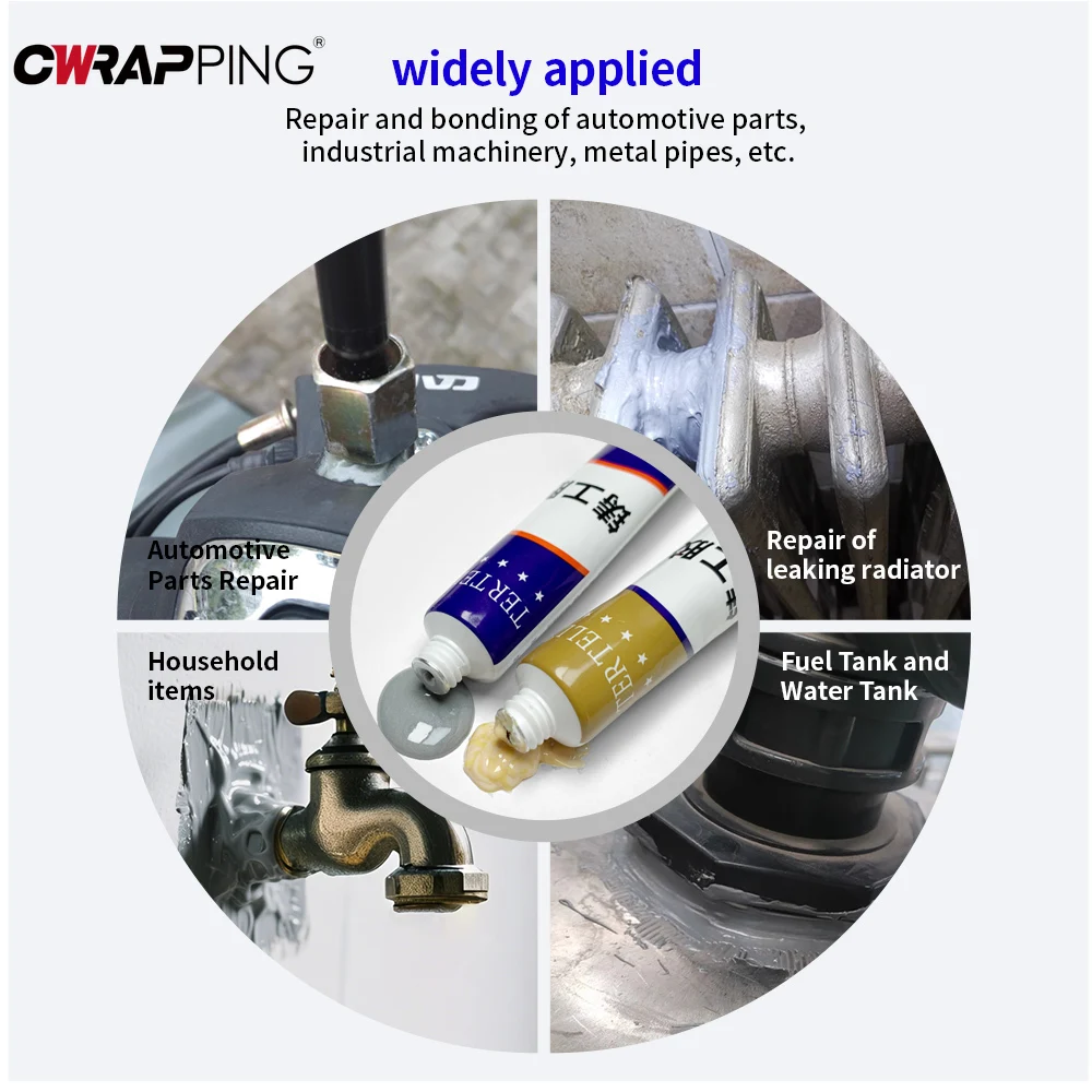 AB Glue Metal Plastic Wood Filler Epoxy Adhesive 20/70/100g Super Strong Metal Repair Glue Welding High Temperature Resistant image 4