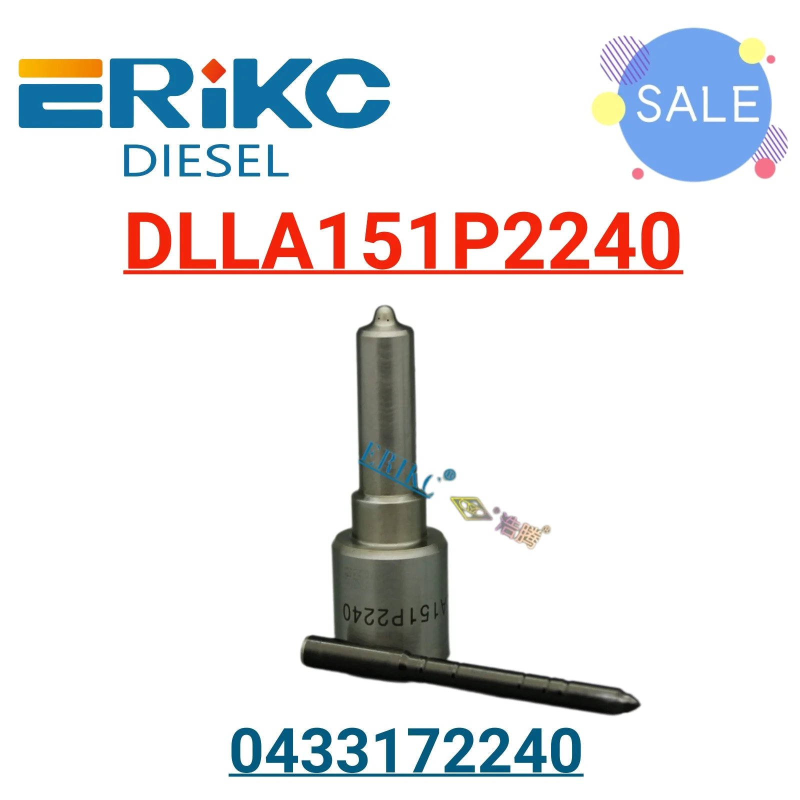 Diesel Common Rail Nozzle DLLA151P2240 0 433 172 240 Spray DLLA 151 P2240 Oil Spary 0433172240 for 0445120277 0445120397