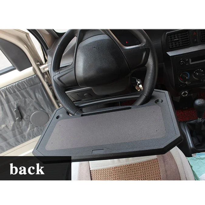 Car Laptop Desk Multifunction Steering Wheel Holder Stand Black For Driver Travelers Work Or Dining Holder Fits Most Vehicles