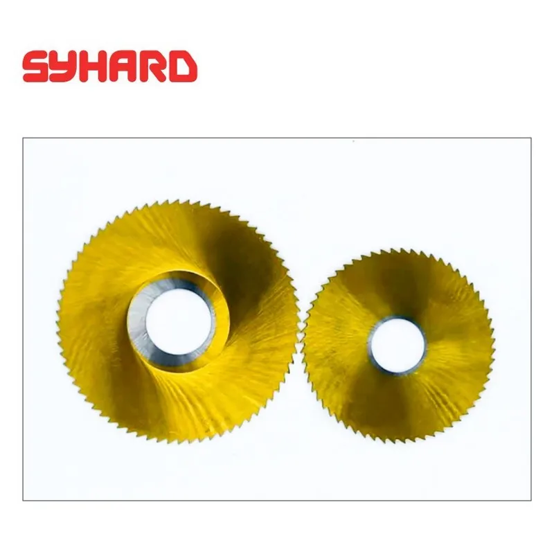 Titanium Plated Cobalt Containing M35 high Speed Steel Saw Blade Milling Cutter Super Hard kerf CO5 Diameter125mm Hole Size 27mm