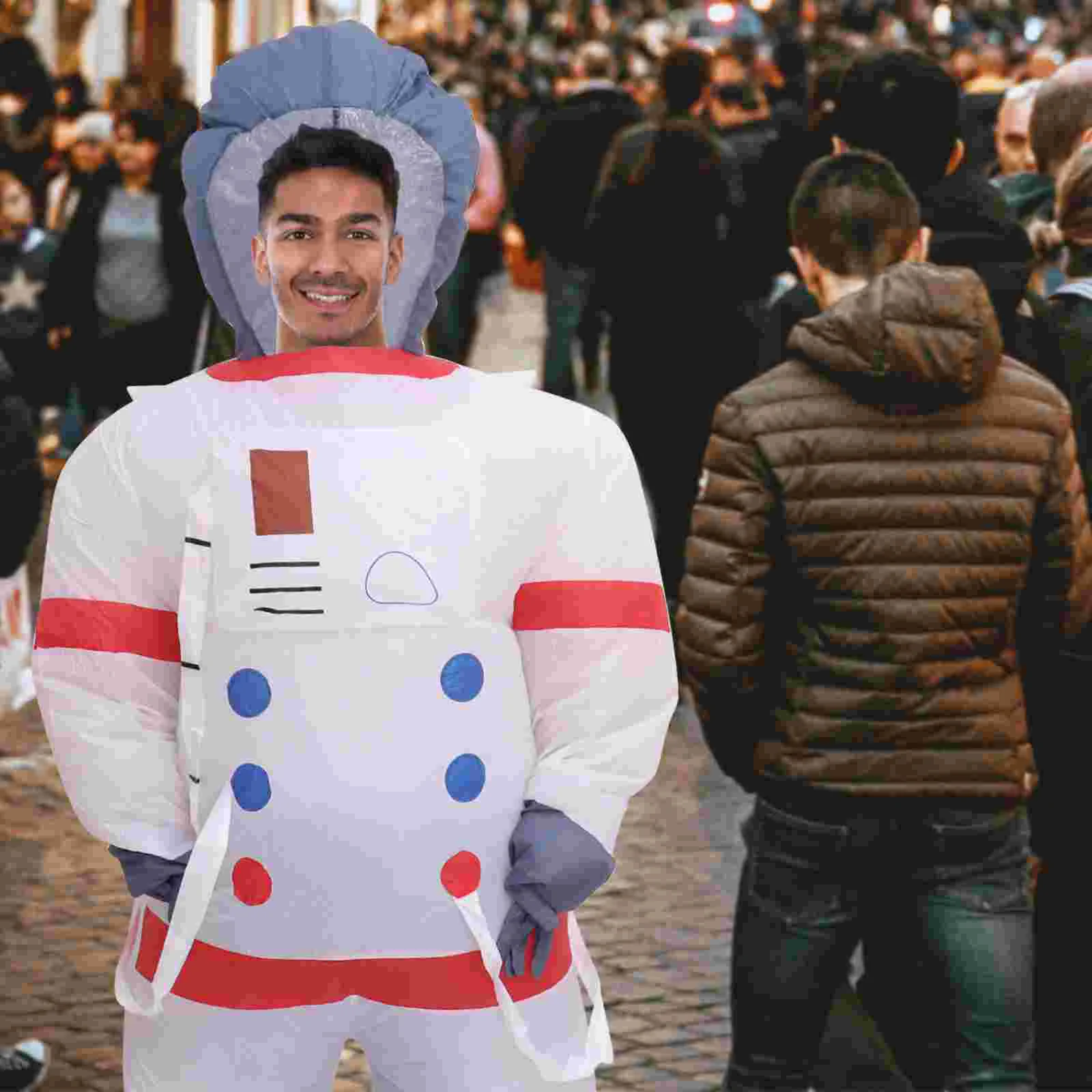 

Air Inflatable Suit Astronaut Man The Offering Costume Adult Fancy Dress Creative