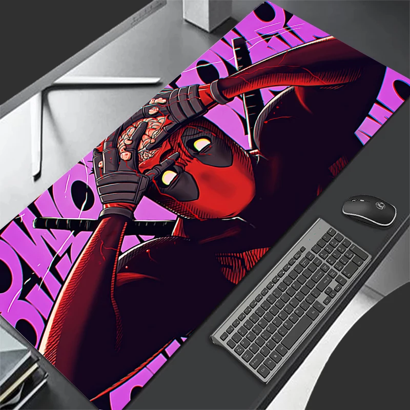 Large Gaming Mousepad Deadpool Gifts Soft Mousepads Desk Pads HD PC Keyboard Mats Table Rug Colorful Computer Mousepad For LOL