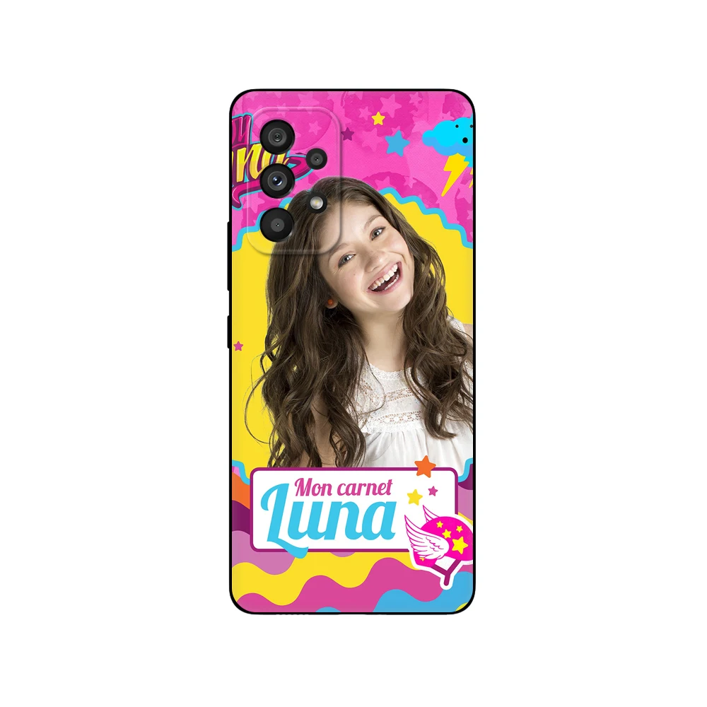 Soy Luna Girl Argentina Black Tpu Case For Samsung Galaxy A03 SM-A035 A03 Core A03S A13 A23 LTE A33 A53 A73 4G 5G