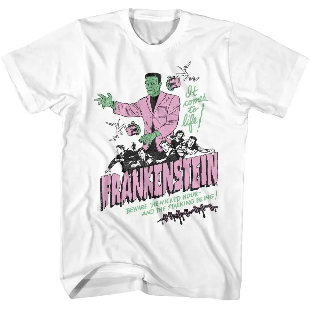 

Frankenstein Comes to Life Men's T Shirt
