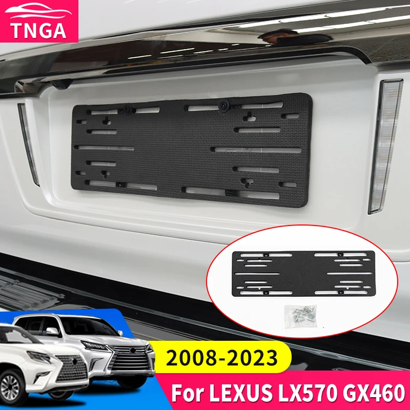 

Задний номерной знак для Lexus LX570 GX460 2008-2023 2022 2021 2020 LX 570 GX 460 модификация внешние аксессуары комплект кузова