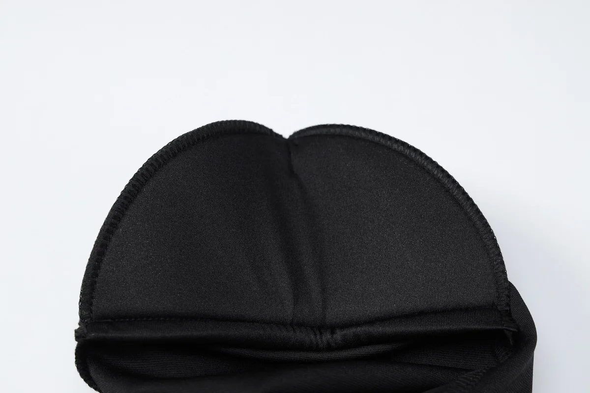 فستان قصير على شكل حرف A للسيدات أنيق بياقة دائرية وأكمام طويلة وصدر واحد بقصة ضيقة ملابس مكتب للسيدات ملابس شارع عالية