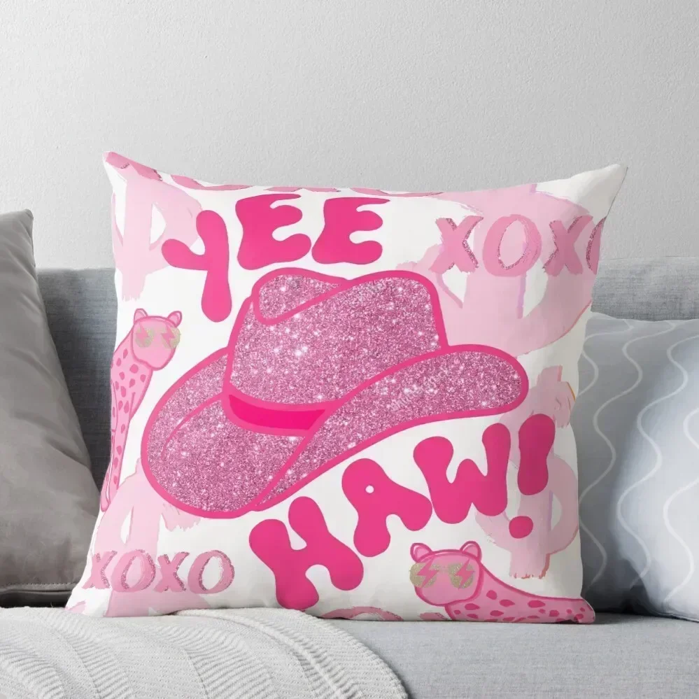 

YEEHAW! Throw Pillow autumn decoration Luxury Cushion Cover Rectangular Cushion Cover pillow
