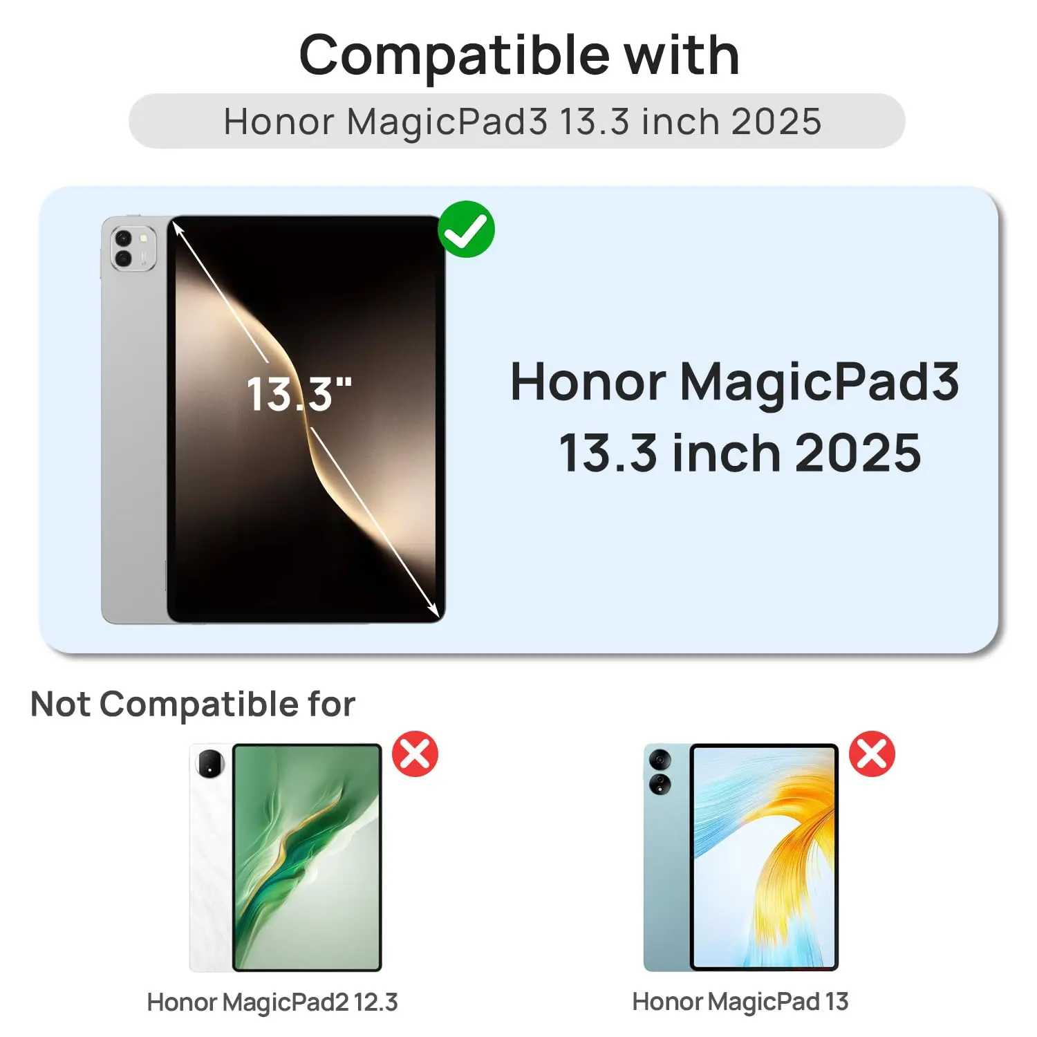 Tempered Glass Film for Honor MagicPad 3 Pro (2025) 13.3
