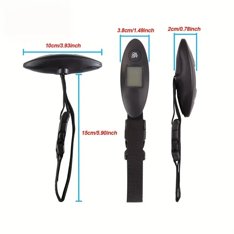 1pc Portable Electronic Scale Small Luggage Weight 40KG Parcel Scale One-Click Zero Convenient Electronic Scale