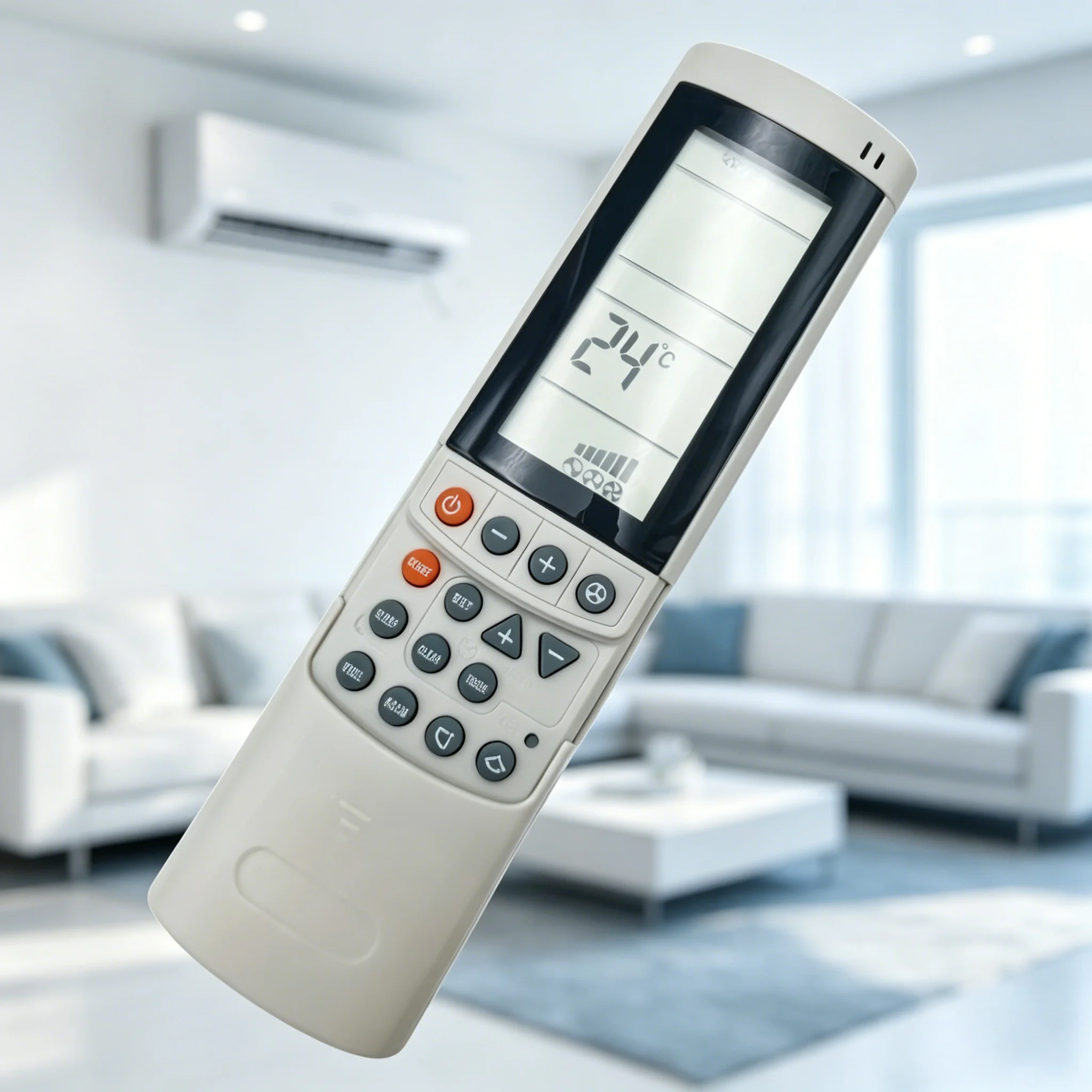 Spare Remote For Electra Airwell AC, RC7 perfect model match, sensitive keys, budget-friendly replacement part