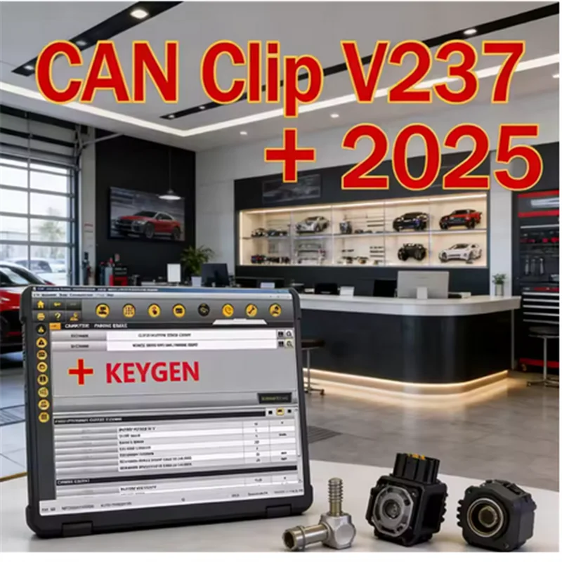 Latest 2025 Clip V237 Latest Software With Keygen For Rena-ult OBD2 Diagnostic Software Auto Repair Software