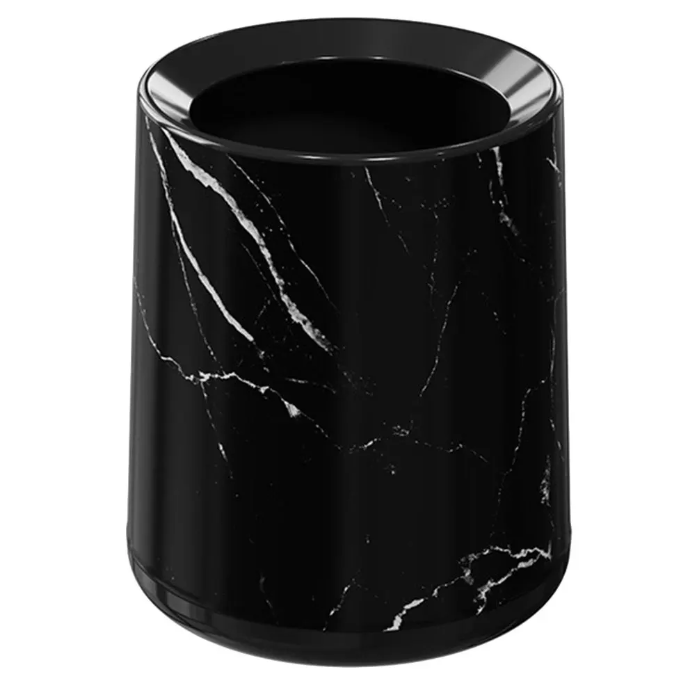 

Marble Desktop Trash Can Small Size Wastebasket Bathroom Kitchen Bedroom Office Mini Garbage Bin Cute Waste Basket for Bathroom