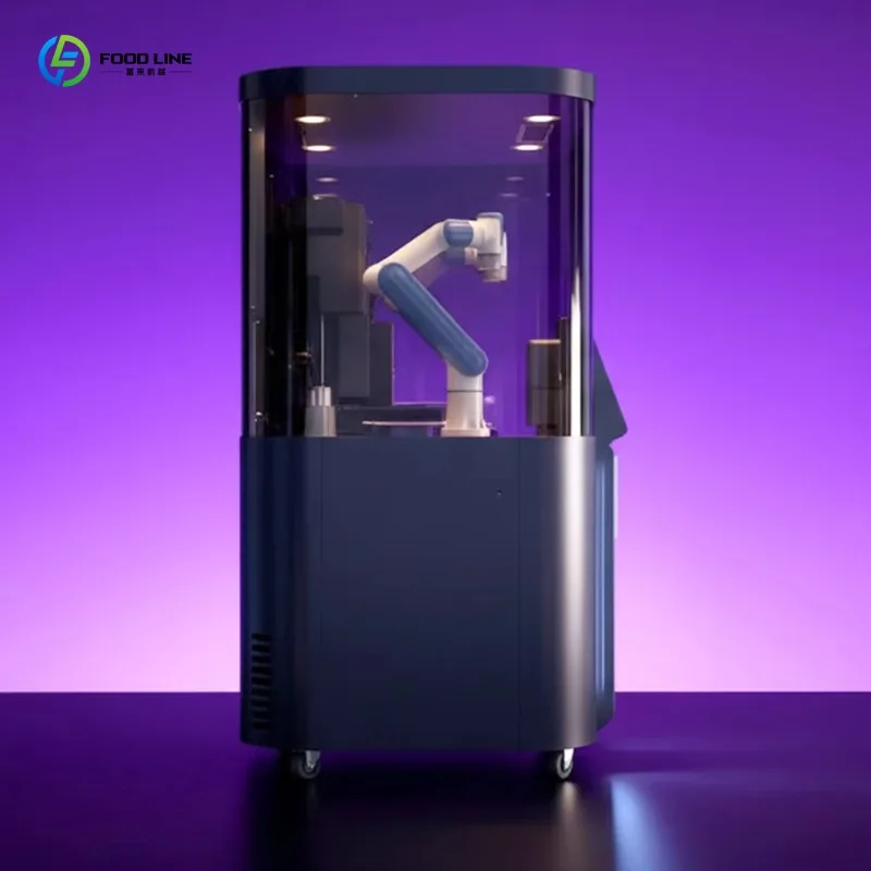 Customized Fully Automatic Collaborative Robot 24 Hour Online Customization Coffee Vending Machine Robot