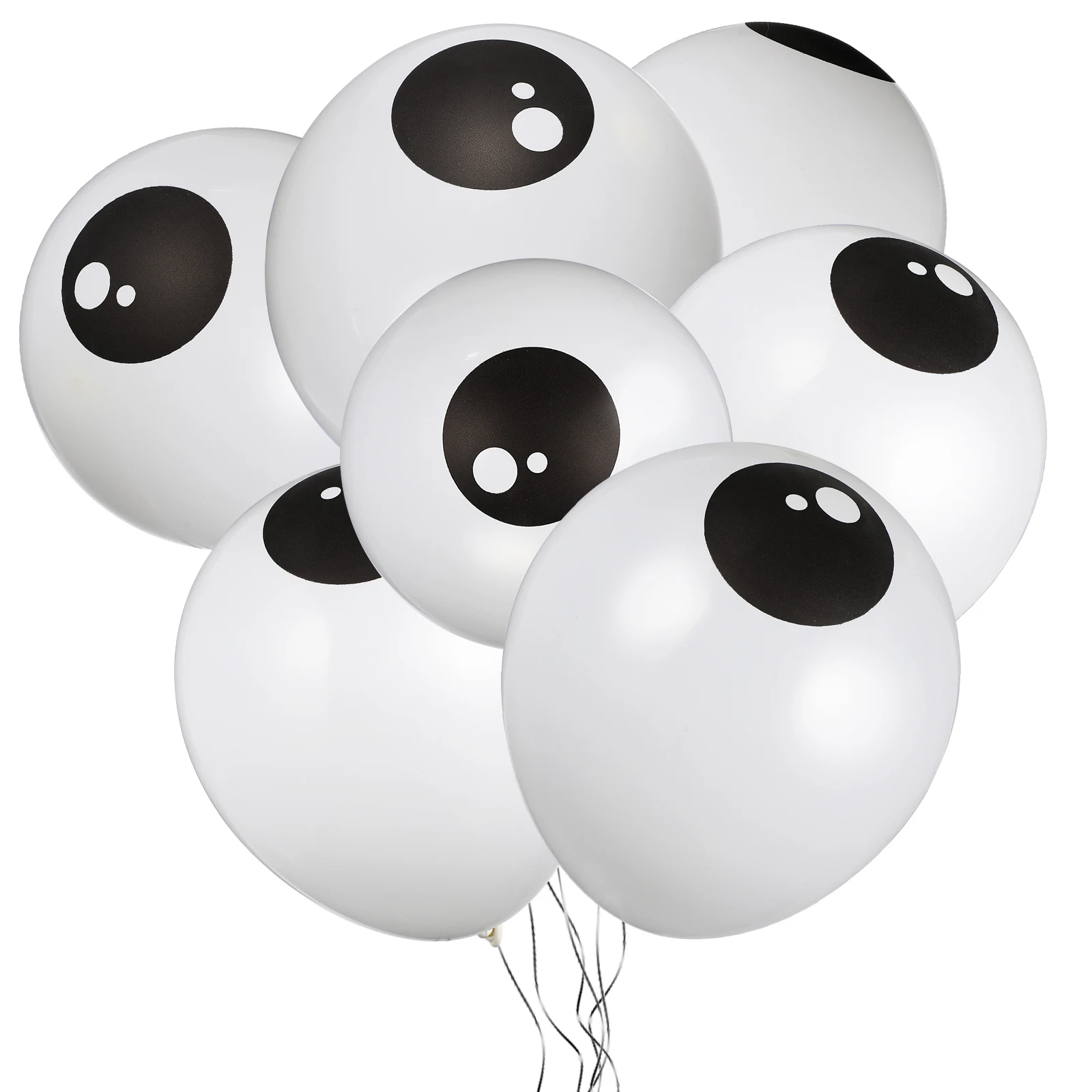 100/200 Uds. Globos inflables para ojos, bola de ojos de pulpo, globos de látex para ojos, globos para ojos para fiesta de Halloween y Halloween
