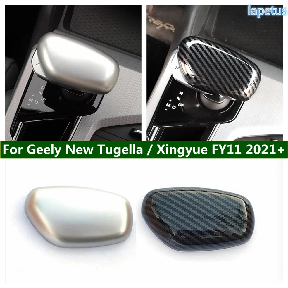 

Gear Head Shift Knob Cover Gear Shifter Handle Ball Collars Trim For Geely New Tugella / Xingyue FY11 2021 2022 2023 Accessories