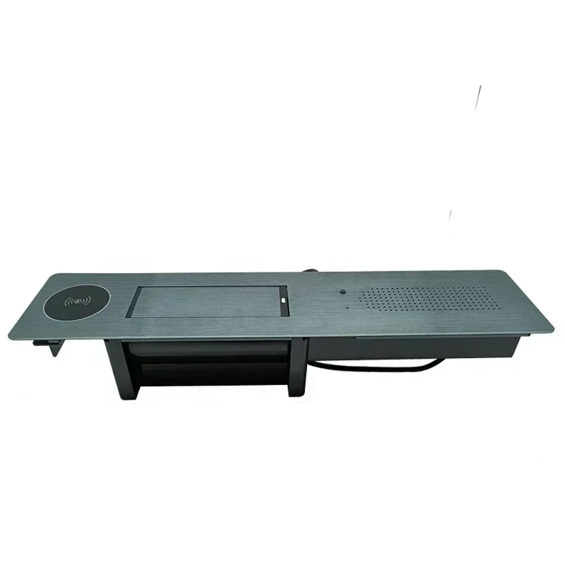 Intelligent integrated multi-function interface mini speaker socket, wireless charging socket