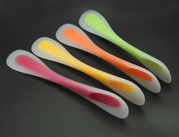 1PC ซิลิโคนเกรดอาหาร Spatula Pastry Scraper ห้องครัวทนความร้อนขนาดใหญ่ Double HEAD Butter ครีมเค้ก Spatulas NE 006