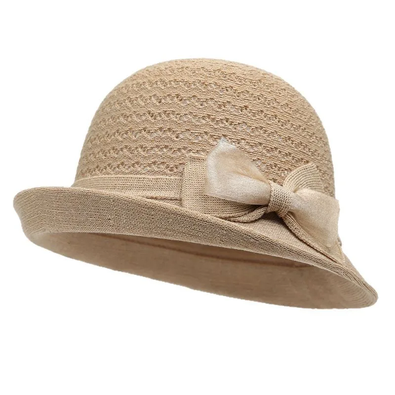 Fisherman Hat Women's Summer Thin Breathable Sun Protection Sun Hat Dome Top Hat Mother Middle-aged And Elderly People's Hats