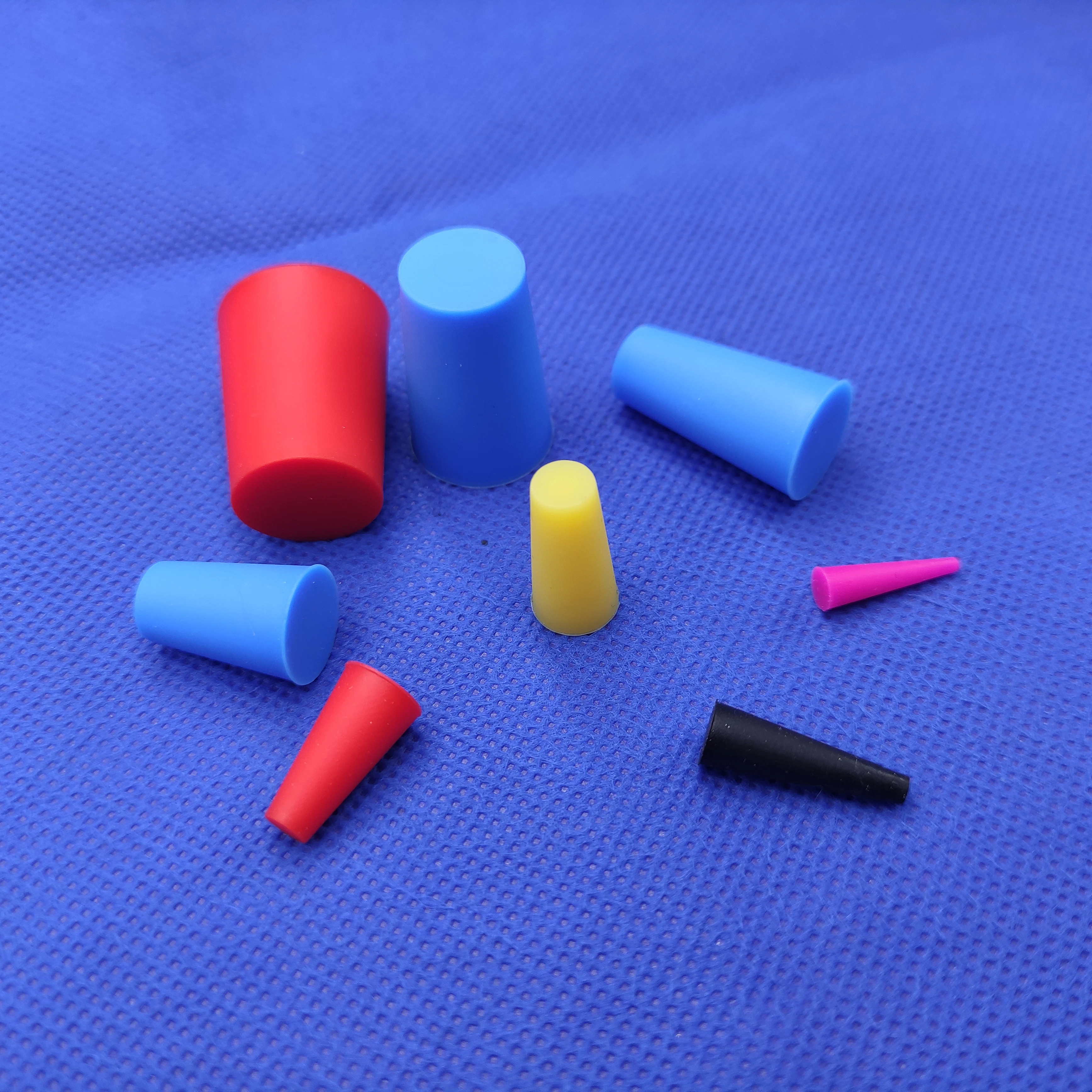 طقم توصيل على شكل مخروطي مقاوم لدرجات الحرارة العالية من السيليكون 80 قطعة، يستخدم في سدادات ملحقات أجهزة الطلاء بالرش #3