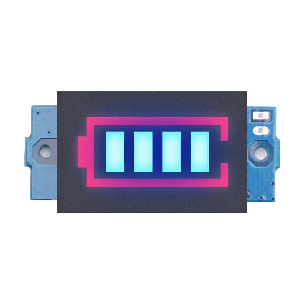 1S Li-po Lithium Battery Capacity Power Indicator Module Power Bank Charge Meter Power Level LED Blue Display