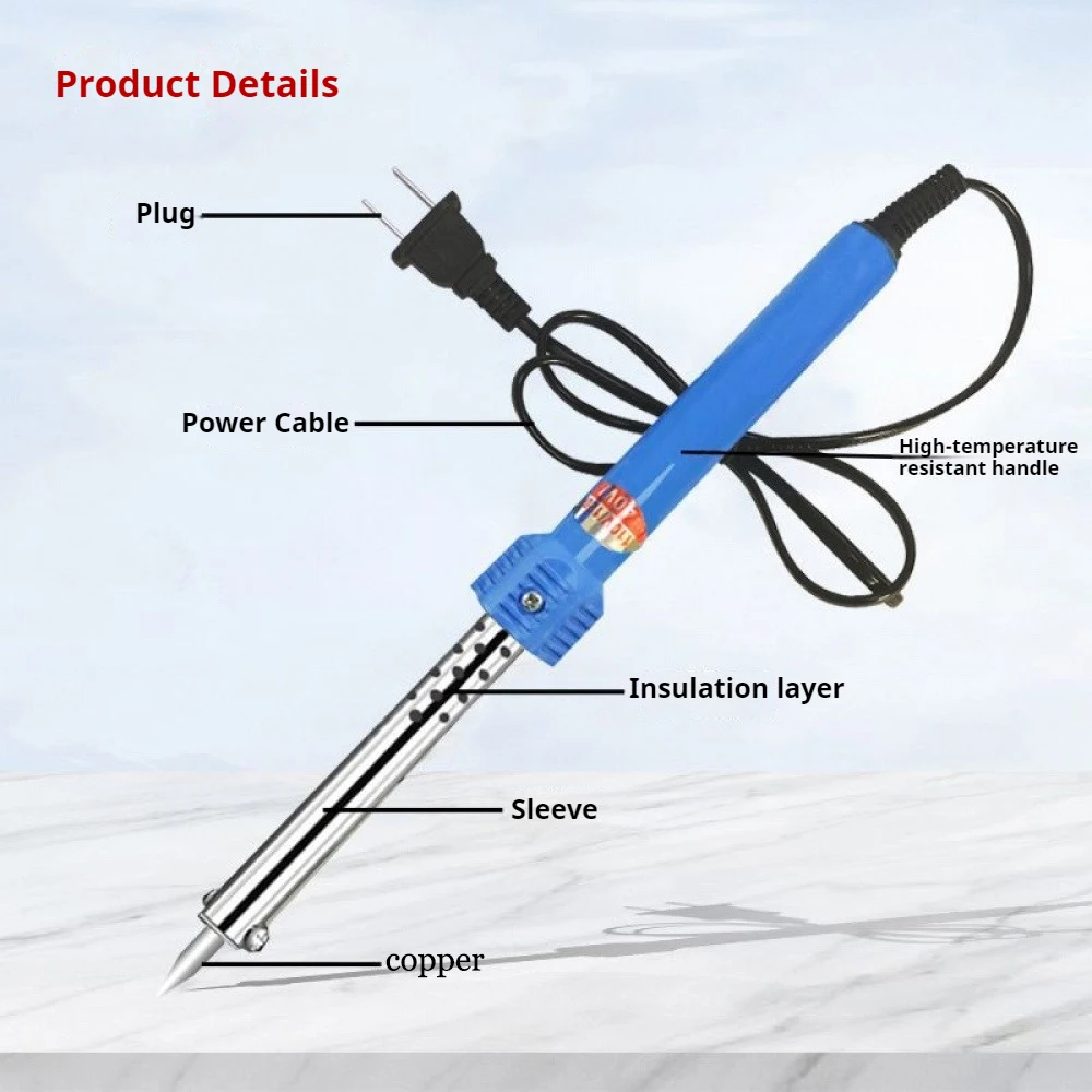 سبيكة لحام كهربائي المنزلية لحام القلم لحام بندقية إصلاح أداة لحام 220 فولت الاتحاد الأوروبي 60 واط الميكا التدفئة الأساسية سبيكة لحام