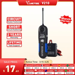 VDIAGTOadvocate-Testeur de Circuit Automobile V210, 6-42V, Vérificateur de Recherche à Ouverture Courte, Réparation de Câble, Traqueur de Fil, Analyseur