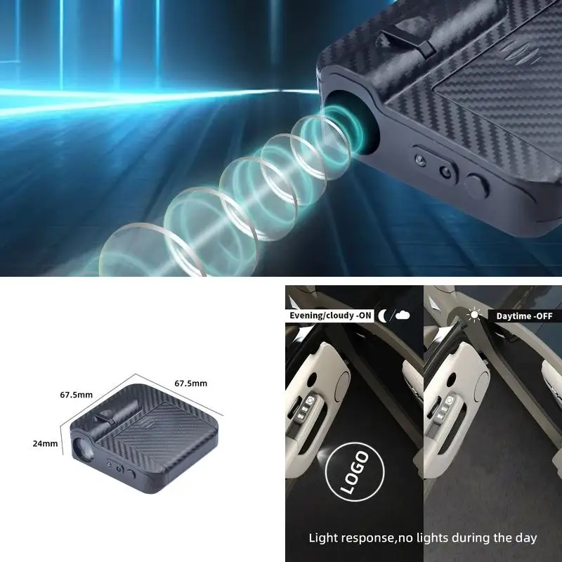 Fiat 1/2Pcs LED Ghost Shadow Light Car Door Courtesy Welcome Projector Lamp for Fiat 500,500C,500X,Panda,Punto,Tipo,Bravo Car Li