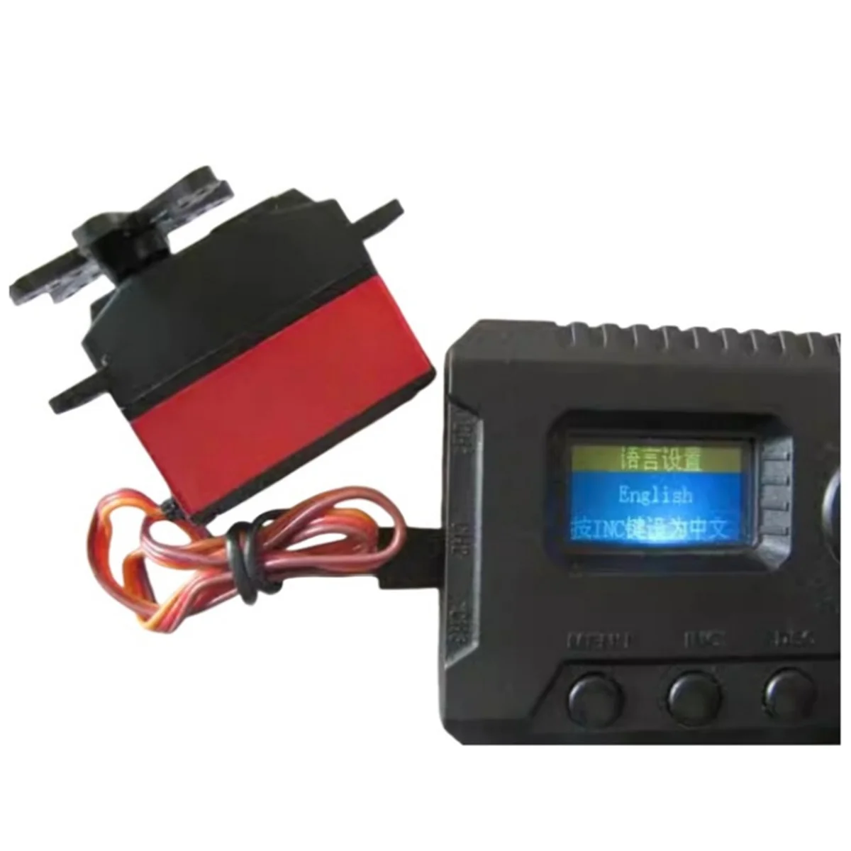 

M85K TL80 RC Servo Tester Multi-Function Programmable Digital Steering Gear Performance for RC Robot Helicopter Car Servo