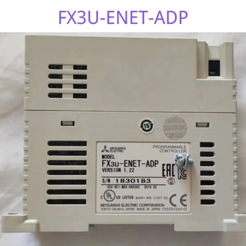 Used Module FX3U-ENET-ADP Normal Function Tested OK