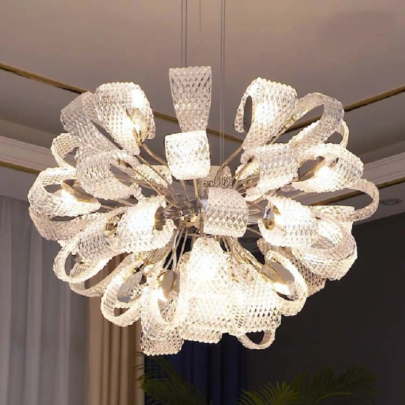 

LED Pendant Lamps Luxury Modern Design Crystal Glass Living Room Bedroom Dining Rooms Ceiling Lights Chandeliers Home Decoration