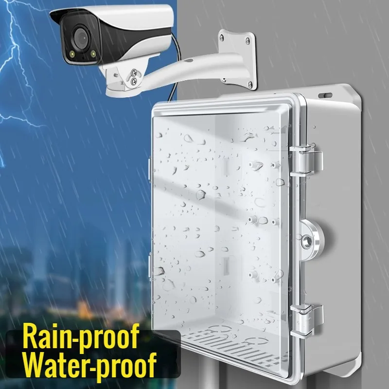 

Outdoor Water-proof Enclosure Case rain-proof Enclosure box Transparent plastic cover enclosure case abs Plastic enclosure case