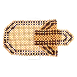 1Pc Wood Beaded Seat Cushion Car Seat Pad Summer Cooling Universal Seat Covers Car Supplies Car Cool Seat Cushion Interior