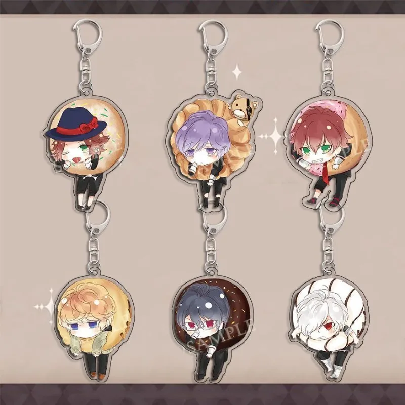 Diabolik Lovers Acrylic Keychain Ayato Sakamaki Kanato Laito Shu Yui Komori Vampire Themed Otome Anime Fandom Accessory Pendant
