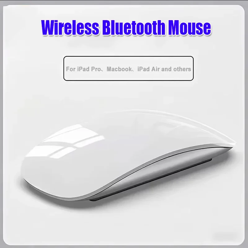 Wireless Bluetooth Magic Computer Mouse Rechargeable Touch Slim Ergonomic Dual-Mode Silent PC Mice for Apple Macbook Air New