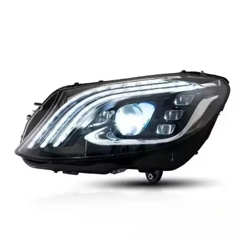 Upgrade LED Headlights for Mercedes Benz C Class W205 15-21 Headlamp Modified Full LED Daytime Running Light Plug and Play
