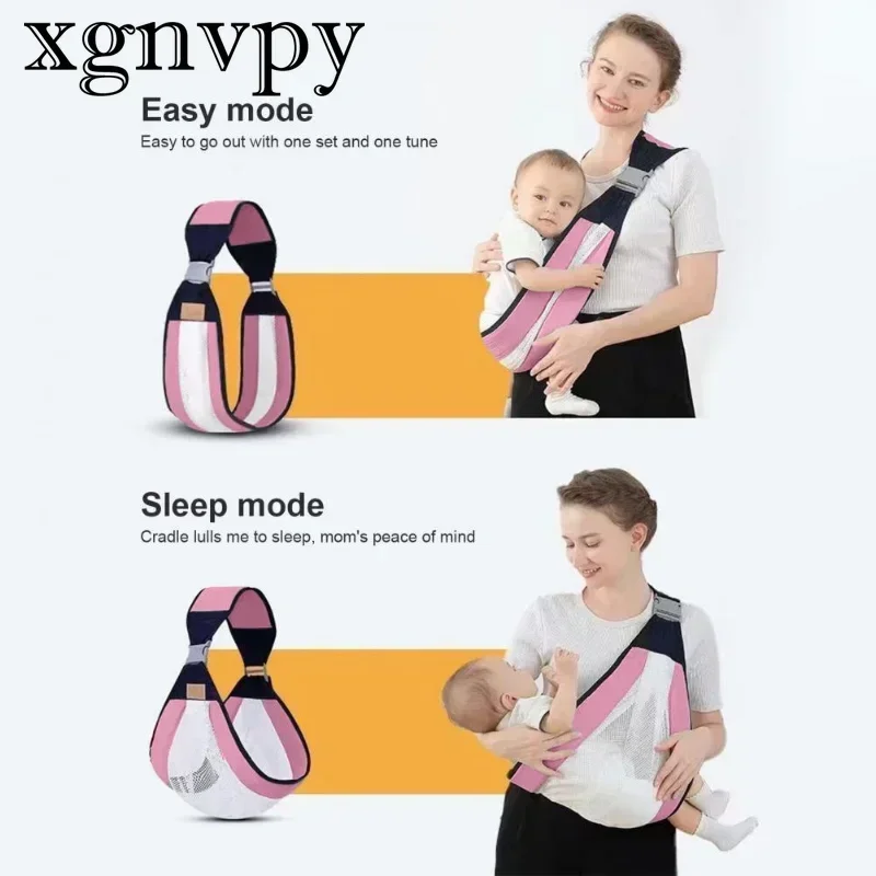 Hands-Free Baby Carrier - Multifunctional & Foldable Infant Sling, Ergonomic Posture Support