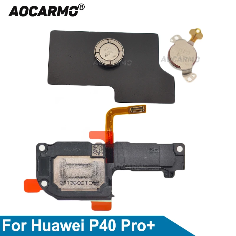 Aocarmo For Huawei P40 Pro+ P40Pro+ Earpiece Ear Speaker Loudspeaker Buzzer Ringer Flex Cable Repair Parts