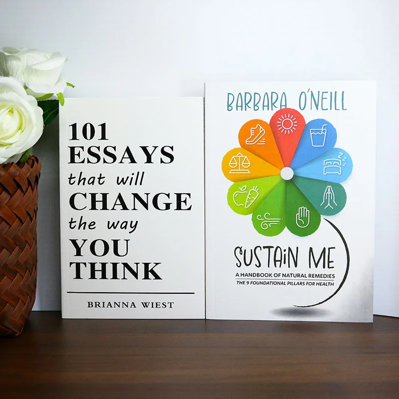 

《101 Essays That Will Change the Way You Think》+《Sustain Me》Идельное сочетание мышления и здоровья Можно подарок Классика