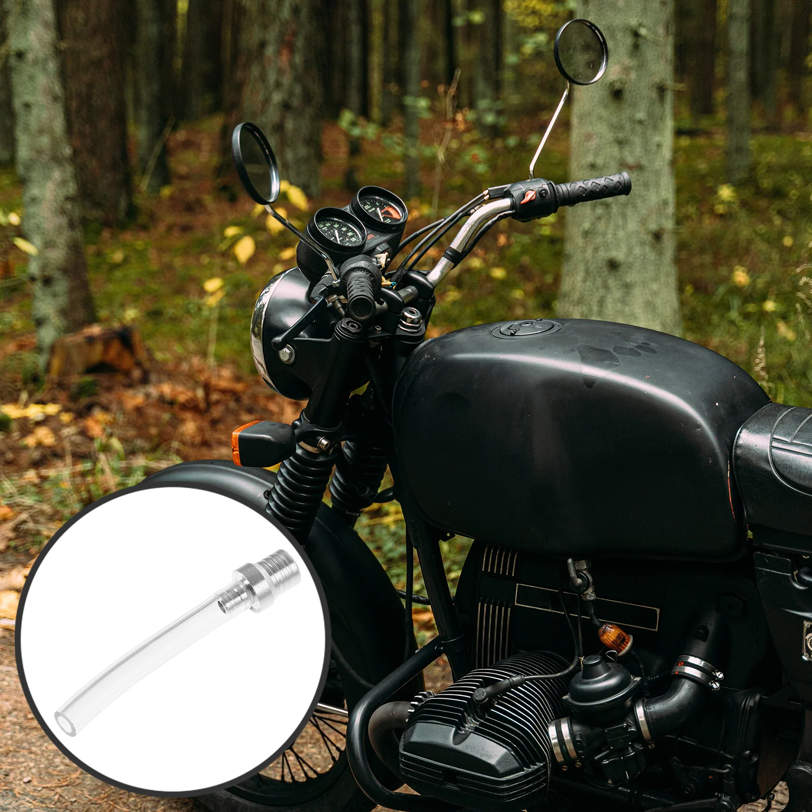 

Fuel Tank Vent Universal Aluminum Alloy Motorcycle Gas Cap Vent Hose for Off-Road Atv Dirt Bikes Sand Buggies