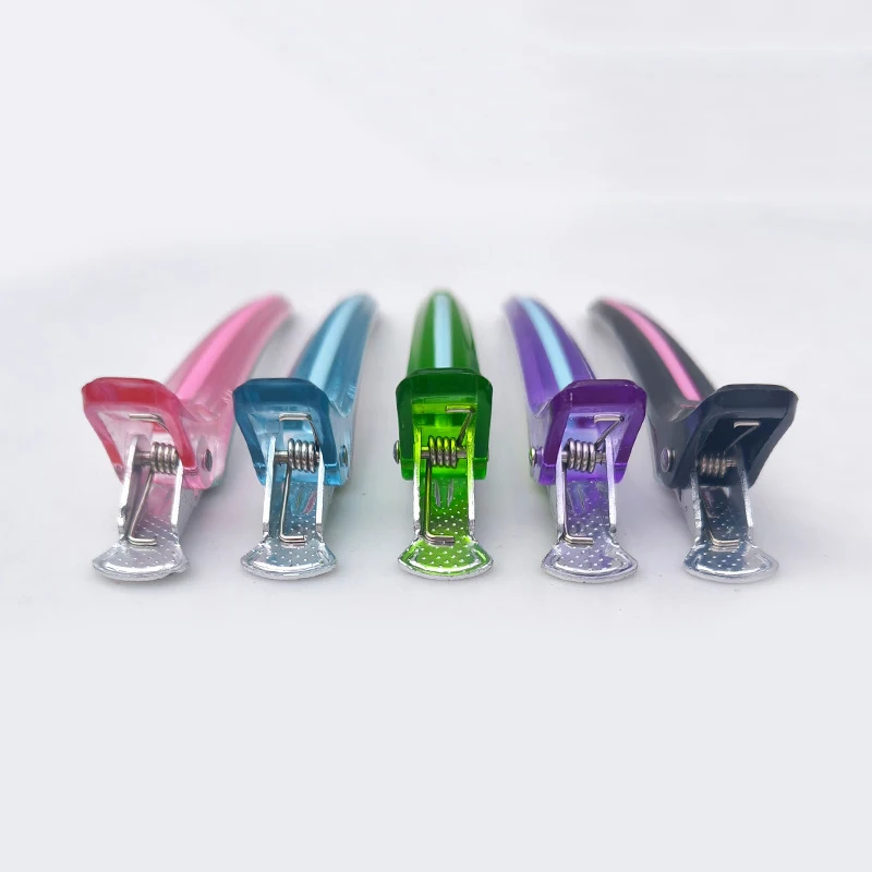 1Pcs Hairdressing Seamless Clip Long Hairpin No Crease Bangs Positioning Hairpins Non-slip Alligator Clip Beauty Styling Tools