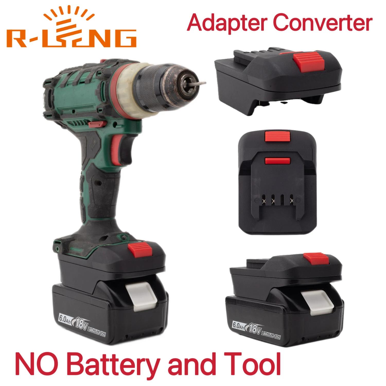 Adaptador convertidor para herramienta eléctrica LID Parkside X20V Li-ion, convertidor a batería Makita de 18V Li-ion, adaptador inalámbrico portátil