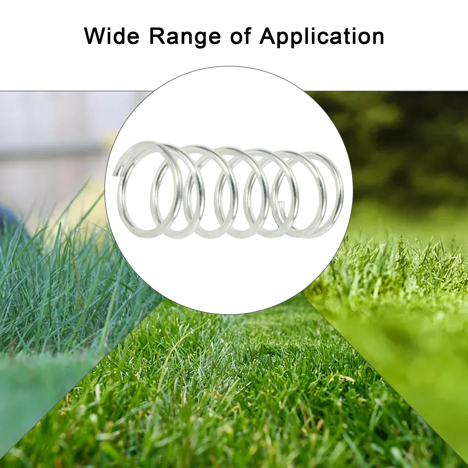 Spring Replacement For 2-Line Trimmer Head Used In Brushcutter Models Requiring Standard 14.5mm X 43mm Inner Spring Dimensions