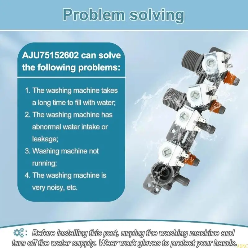 L’assemblage porte d’entrée A0NC Expert pour machines à laver garantit meilleure régulation l’eau
