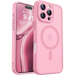 Luxury Transparent Candy Color Matte Hybrid Hard Case For iPhone 16 15 14 13 12 11 Pro Max Plus Soft Strong Magnetic For Magsafe
