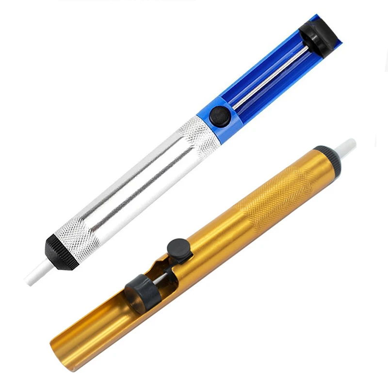 Aluminum Metal Desoldering Pump Suction Tin Gun Soldering Sucker Pen Removal Vacuum  Soldering Iron Desolder Hand Welding Tools