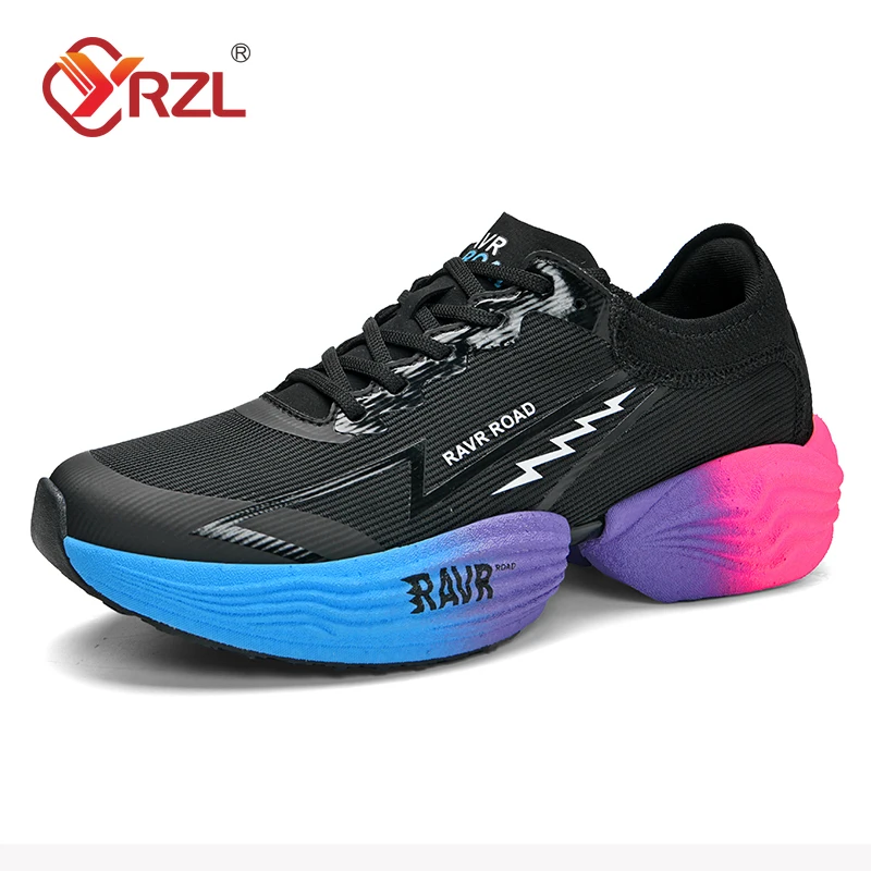 YRZL Men's Sport Shoes Air Mesh Lightweight Breathable with Multiple Color Options for Outdoor Training Men's Athletic Shoes