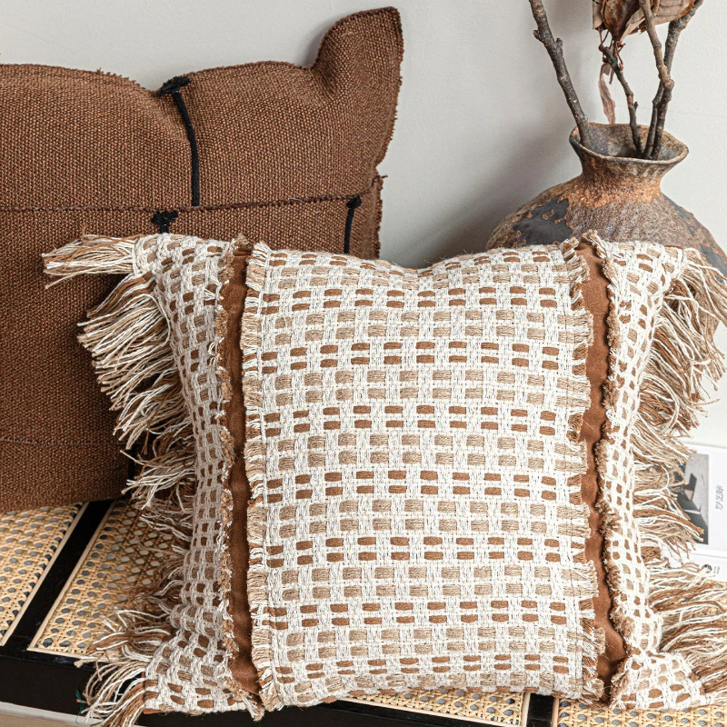 30X65/45X45/50X50CM Nordic Throw Pillow Cover Splicing Homestay Waist Cushion Cover Decor Home Decorative Pillowcase