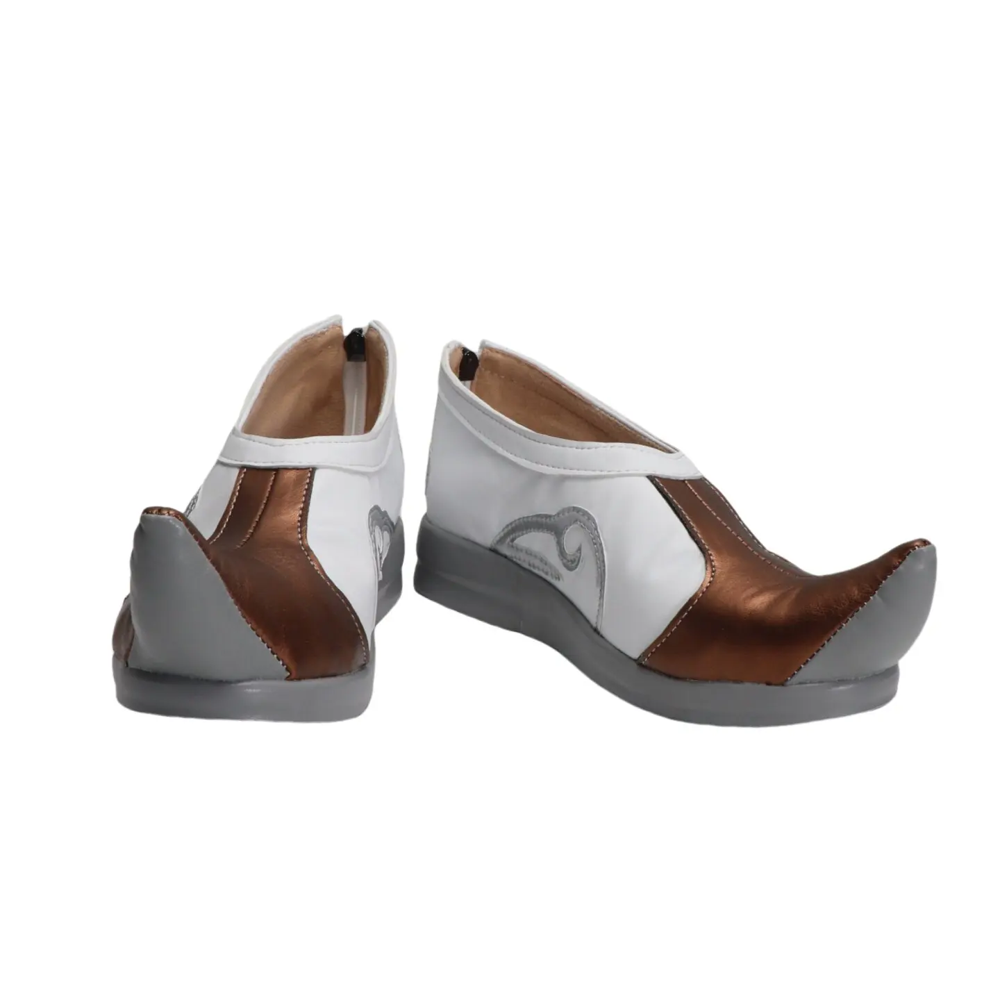 Anime Identity V Tracy Reznik‌ Cosplay Shoes White Short PU Leather Boots For Halloween Carnival